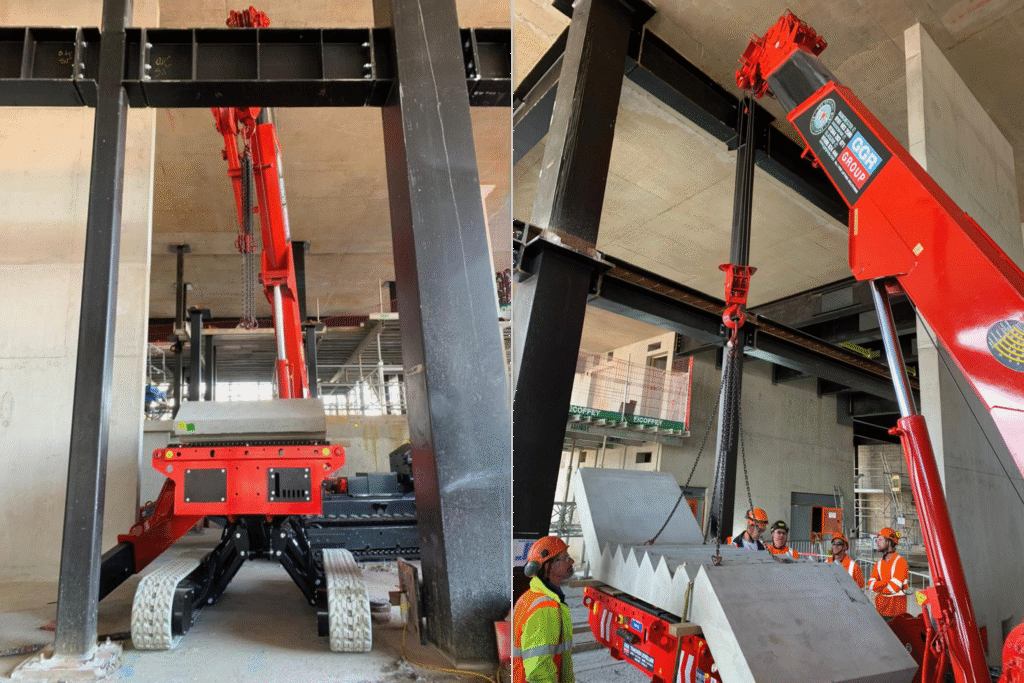 Lifting Stair Cores for Landmark London Museum